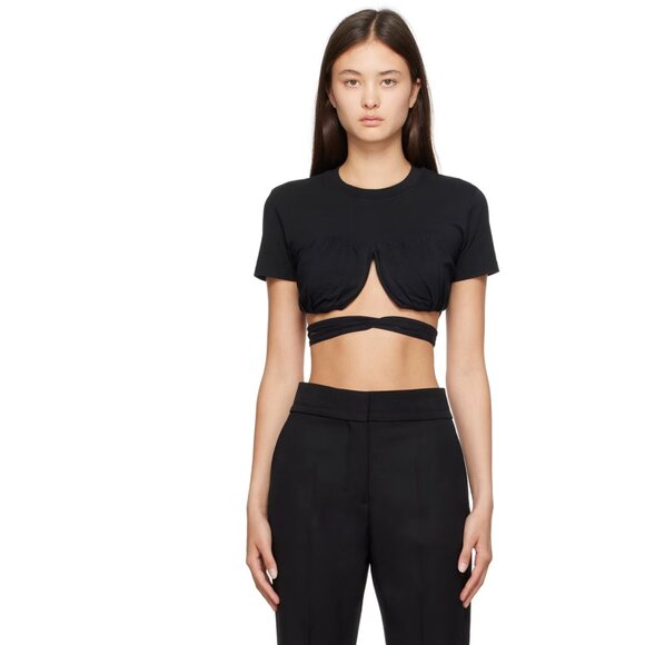 JACQUEMUS Black Le Papier 'Le T-Shirt Baci' T-Shirt Size small - Picture 1 of 5